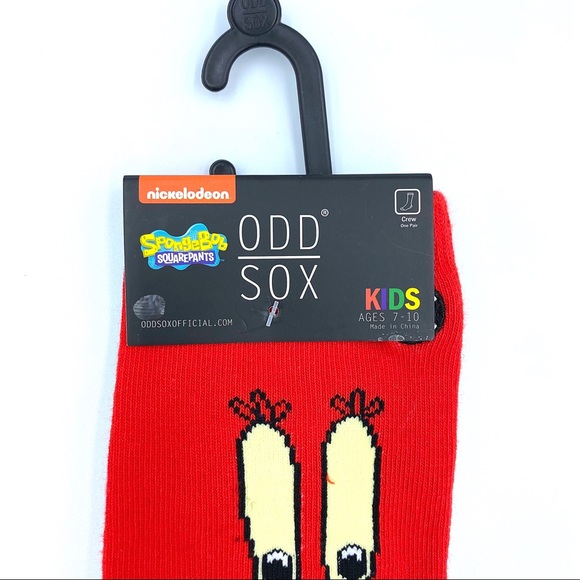 Kids Odd Sox SpongeBob Mr Krabs Squidward Socks - Picture 2 of 5